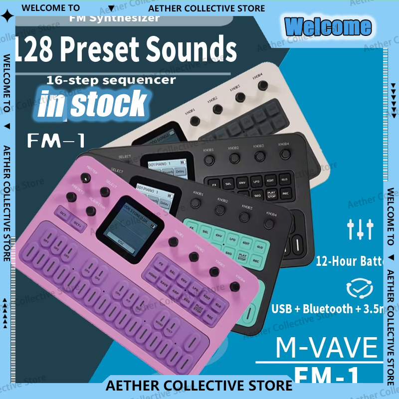 M-VAVE FM1 Pocket FM-Synthesiz – Midi Controller Pad Bewertung und Preis