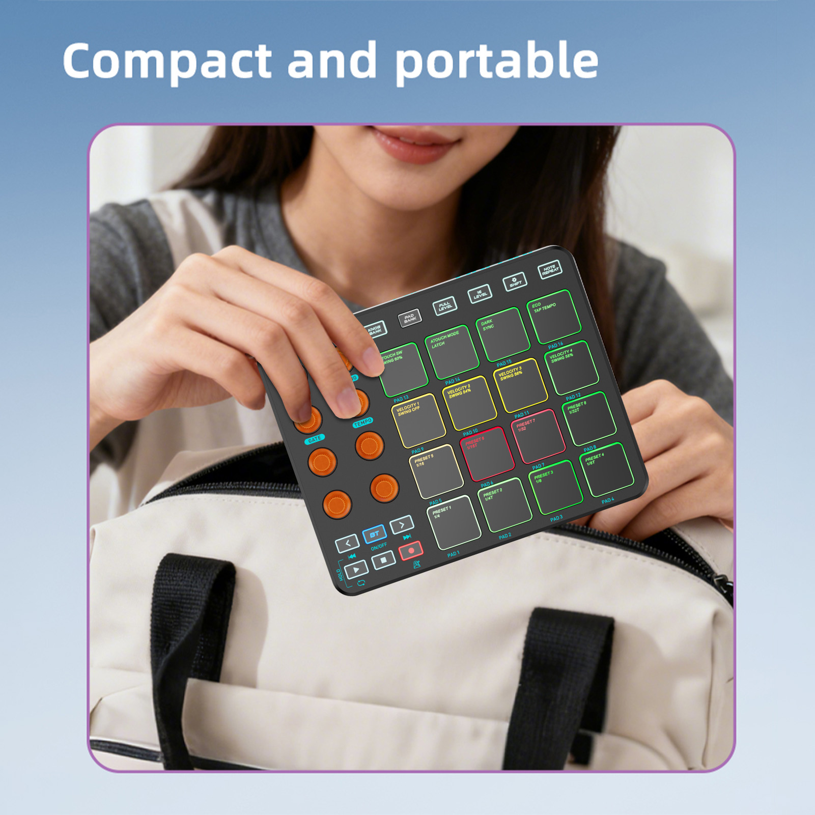 MIDI-Controller, kabelloses MI – Midi Controller Pad Bewertung und Preis